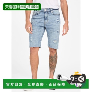 自营guessEco Wayde Destroyed Denim Shorts - medium destroyed