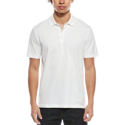 自营Theory Button Polo Shirt - white 美国奥莱直发