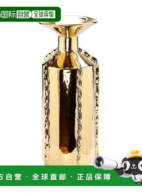 自营 vivience金色金属花瓶 - 高 - 橙色 美国奥莱直发