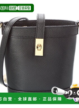 自营Persaman New York Maxine16 Leather Bucket Bag - black 美
