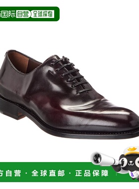 自营salvatore ferragamo菲拉格慕Angiolo牛津皮革-红色 美国奥莱