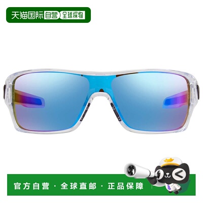自营Oakley Turbine Rotor Prizm Sapphire Wrap Men's Sunglasse