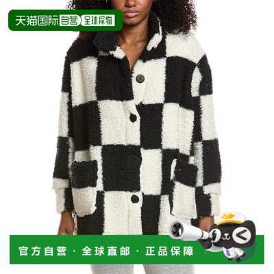 自营Sanctuary Sherpa Lounge Jacket - black 美国奥莱直发