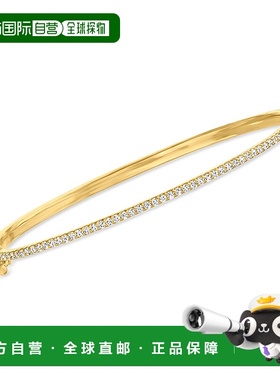 自营 Ross-Simons 18kt 金钻石手镯手链 - 8 英寸 美国奥莱直发