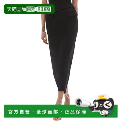 自营BGL羊毛混纺裙-黑色 美国奥莱直发半身裙包臀裙