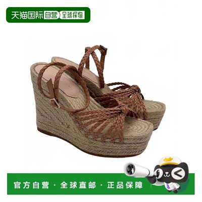 自营loeffler randallWomen's Pamela Mignon Knot Wedge In Dune