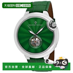 自营Christian Van Sant Men's Cyclone Automatic Black Dial Wa