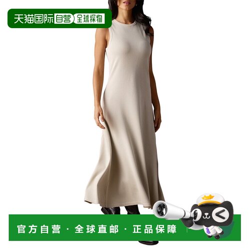 自营the normal brandNormal品牌复古保暖中长裙-白色 美国奥莱直