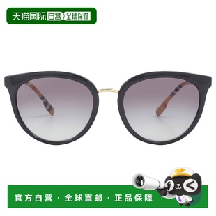 自营Burberry Willow Gray Gradient Phantos Ladies Sunglasses