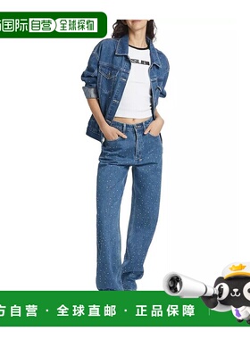 1h可退 【美国直邮】Ksubi女士外套牛仔宽松休闲时尚 保暖舒适 潮