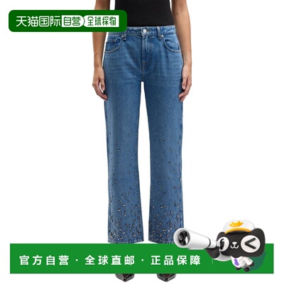 自营7 For All Mankind Calie Straight Ankle Dance With Crysta