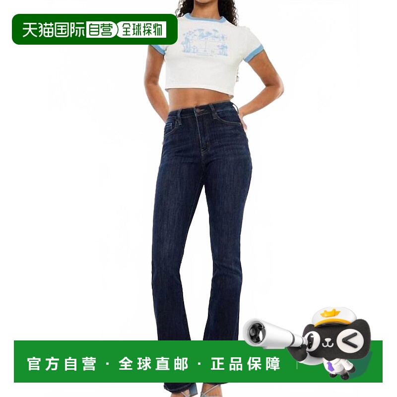 自营kancanWillow High Rise Bootcut Jeans In Blue - blue 美国
