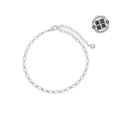 sterling forever精致链式手链 - 银白色 【美国奥莱】直发