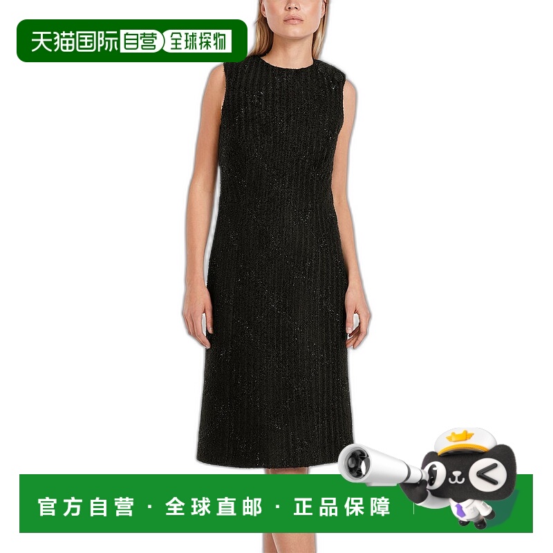 自营 Marc Cain 无袖中长连衣裙 - 黑色 美国奥莱直发