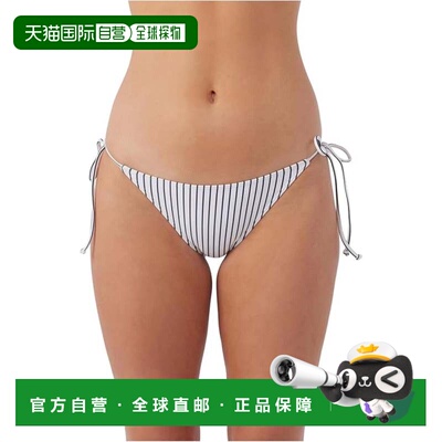 自营O'Neill salwater Essentials Maracas底部女士白色条纹泳装J