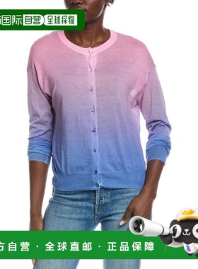 自营Autumn Cashmere Ombre Cardigan - purple 美国奥莱直发