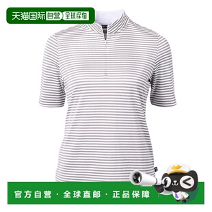 Virtue生态Pique条纹再生女式 buckCutter&Buck 上衣 自营cutter