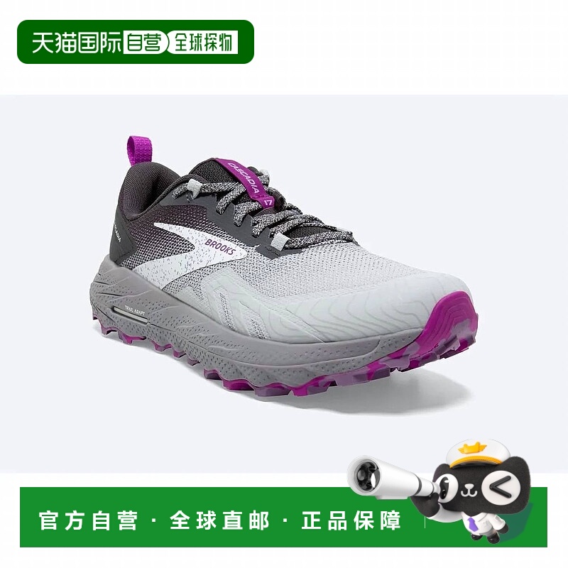 自营brooksWomen's Cascadia 17 Shoes In Oyster/blackened Pear
