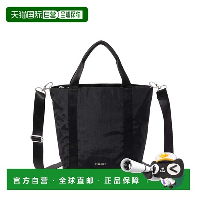 自营baggallini Via Crossbody Tote Bag - black 美国奥莱直发