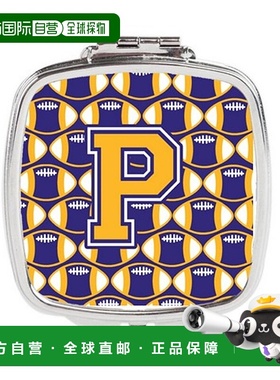 自营 Carolines Treasures CJ1064-PSCM 字母 P 足球紫色和正品