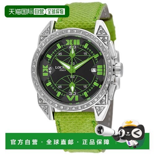 自营Locman女式Cavallo Pazzo黑色表盘手表-黑色 美国奥莱直发