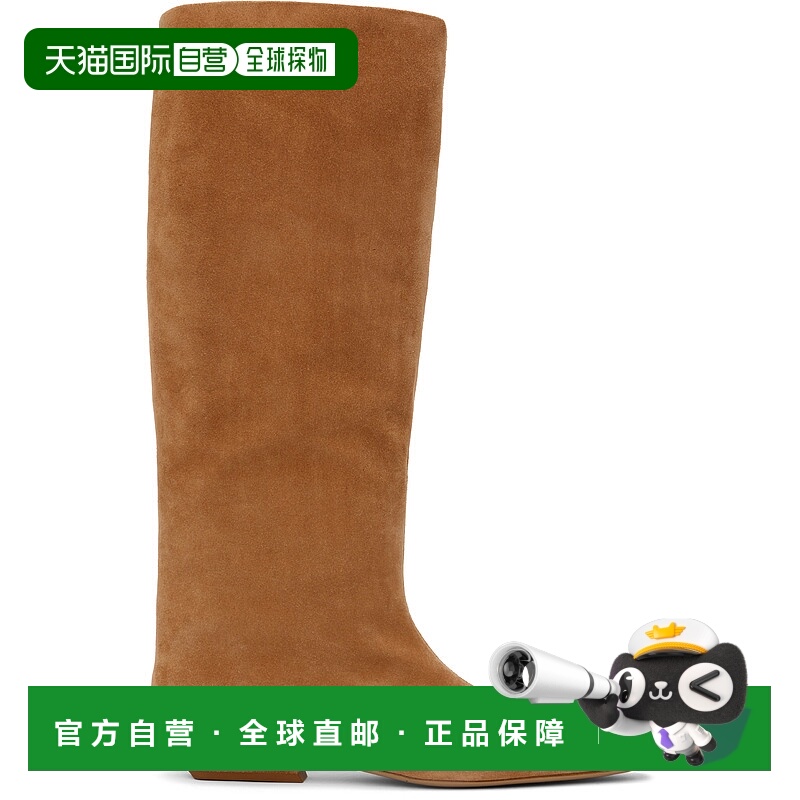 1h可退 香港直邮潮奢 Paris Texas 女士 黄褐色 Bettina 25 高筒