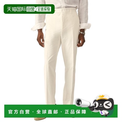 自营J.McLaughlin White Oxford Pant - white 美国奥莱直发
