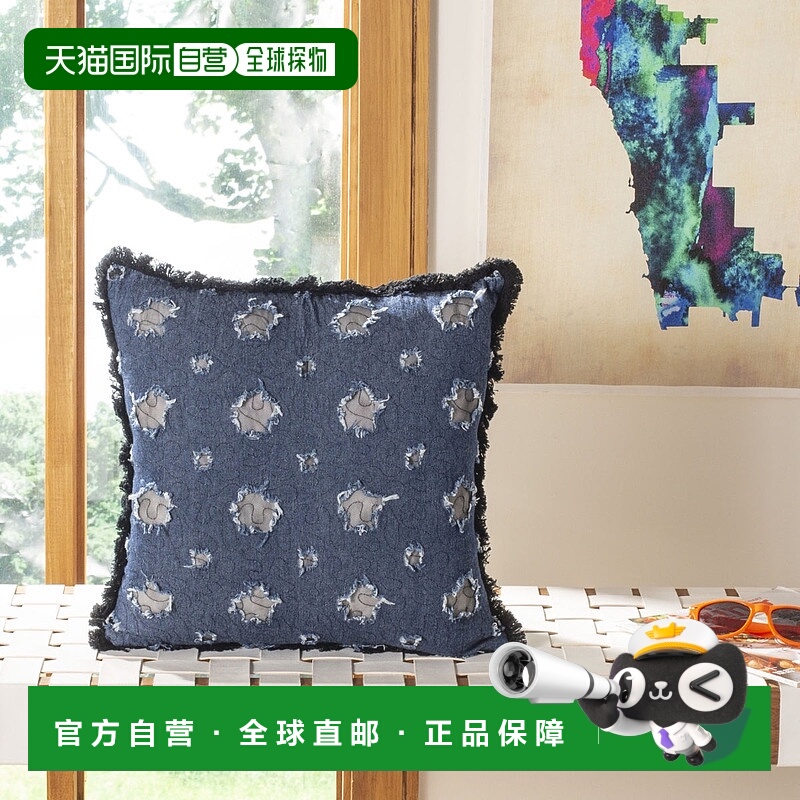 自营 Safavieh Tosh 枕头 - 蓝色 / 海军蓝 美国奥莱直发