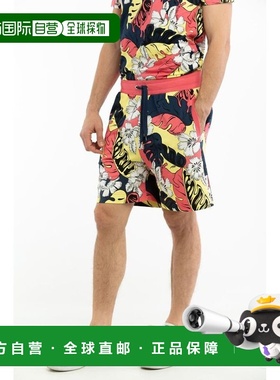 自营Moschino Cotton Swim Men's Shorts - multicolor 美国奥莱