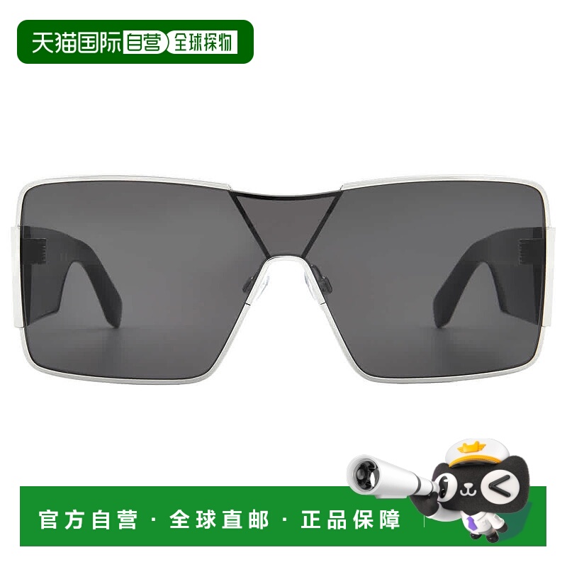 自营Off-White ASPEN Dark Grey Shield Unisex Sunglasses OERI1