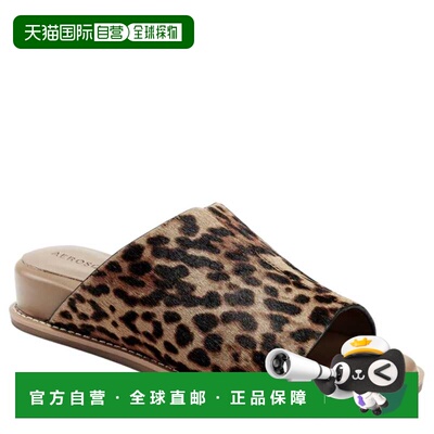 自营Aerosoles Yorketown楔形凉鞋豹纹组合YORKETOWN-978女士-棕