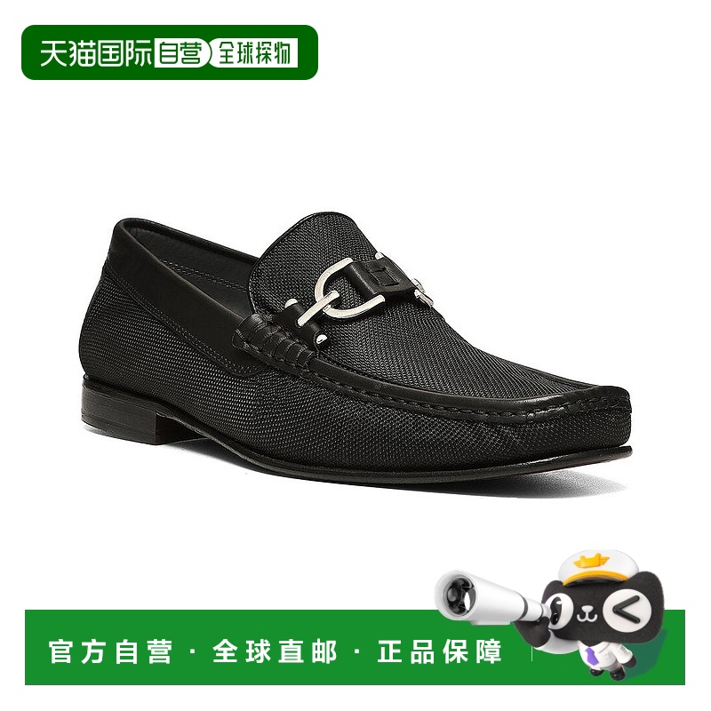 自营 Donald Pliner黑色皮乐福鞋 美国奥莱直发单鞋一脚蹬