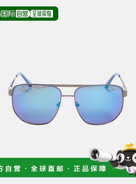 自营 guess飞行员金属太阳镜-蓝色 美国奥莱直发