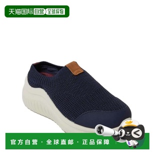 自营Dearfoams Women's Gracie Sport Knit Slip-On Clog - navy
