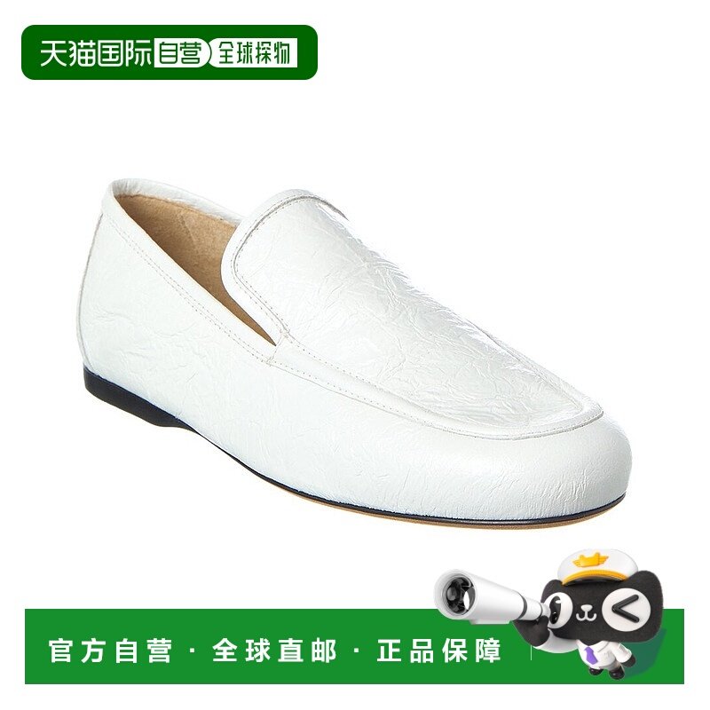 自营 KHAITE Alessia Leather Loafer - white 美国奥莱直发女鞋