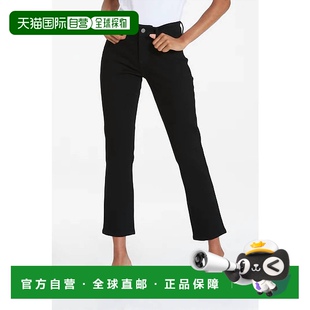黑色箭头 自营dear 中腰直筒九分牛仔裤 denimBlair john