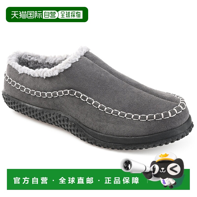 自营 Vance Co. Godwin 莫卡辛木屐拖鞋 - 灰色 美国奥莱直发