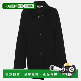 自营Marina Rinaldi Black Jersey Single Breasted Jacket - bla