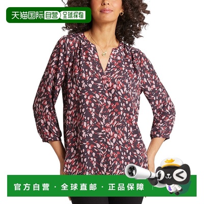 自营 NYDJ Pintuck Blouse - multi 美国奥莱直发