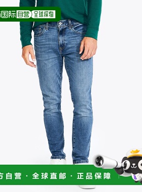 自营 Nautica 男士运动修身弹力牛仔裤 - oceania wash 美国奥莱