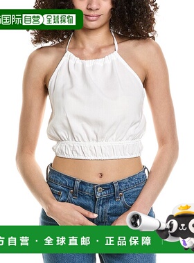 自营 Bella Dahl斜腰吊带上衣-白色 美国奥莱性感直发背心