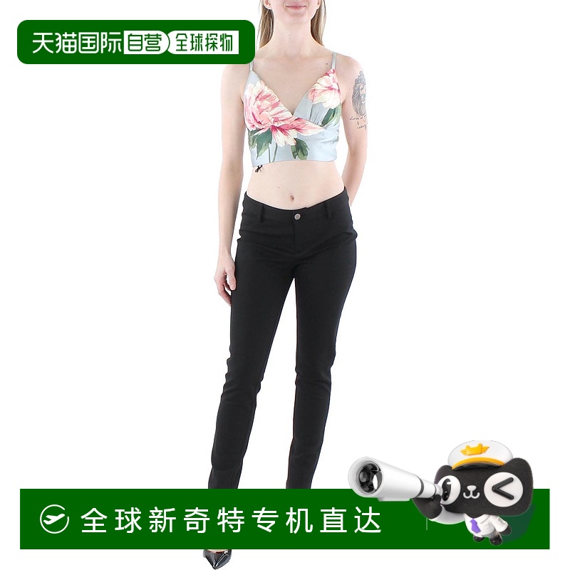 自营 speechless青少年女式花卉系带短款 - 银色/腮红 美国奥莱直
