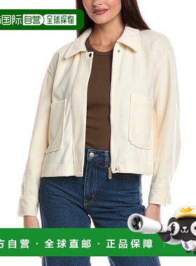 自营Vince Camuto Slouchy Patch Pocket Jacket - brown 美国奥