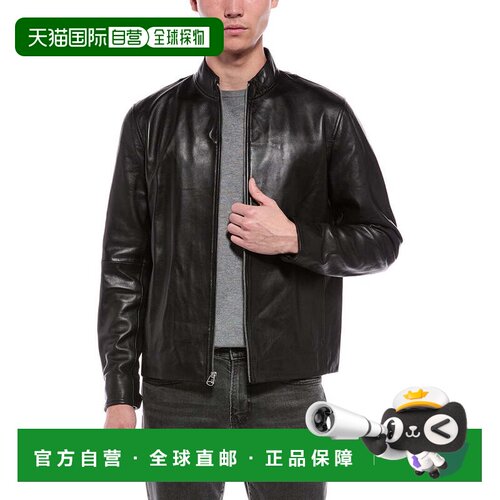 自营rag & bone Archie皮革夹克-黑色 美国奥莱直发