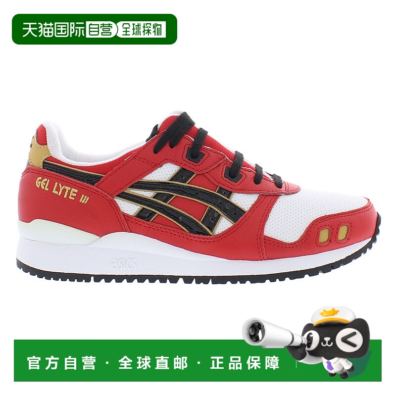美国直邮Asics亚瑟士Gel-Lyte 3 Og运动鞋红白低帮平底系带百搭