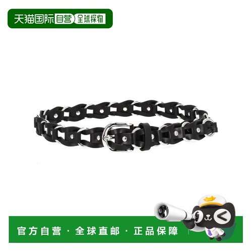 自营isabel marantBali Linked Loops Narrow Belt - black 美国