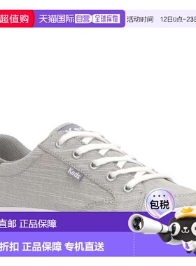 自营Keds Center III Sneakers Women's Gray Round Toe Lace Up