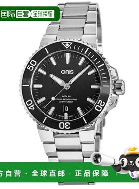 自营Oris Aquis Date Automatic Black Dial Steel Men's Watch 0