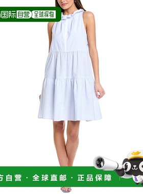 自营Sara Campbell Line 泡泡纱连衣裙 - 蓝色 美国奥莱直发