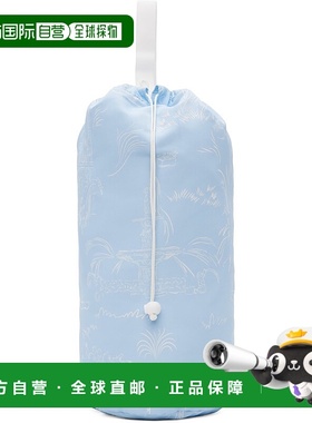 1h可退 香港直邮潮奢 Kijun 男士 蓝色 Drawstring Sport 单肩包